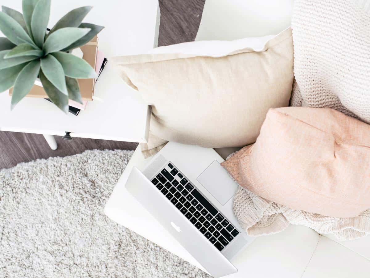 online therapy from the comfort of a home sofa
